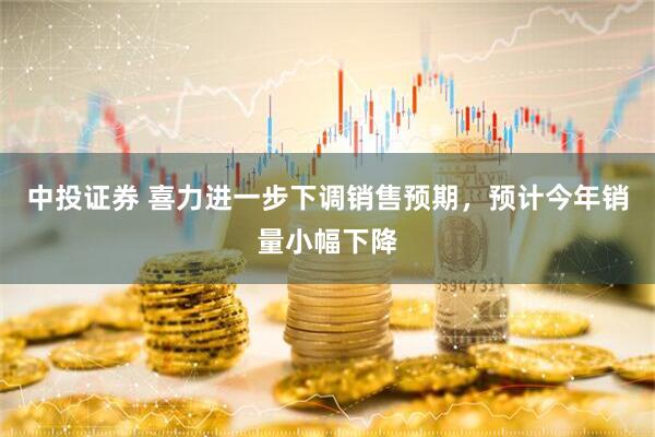 中投证券 喜力进一步下调销售预期，预计今年销量小幅下降