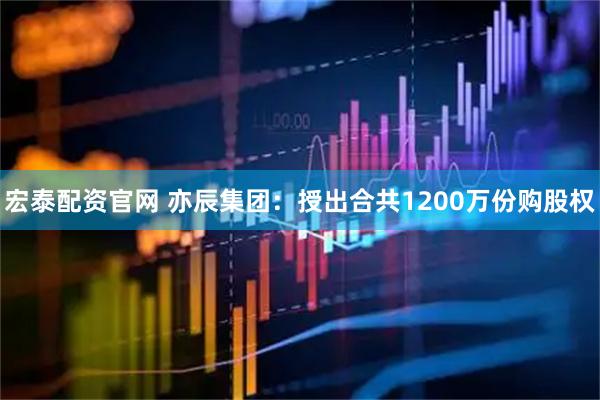 宏泰配资官网 亦辰集团：授出合共1200万份购股权