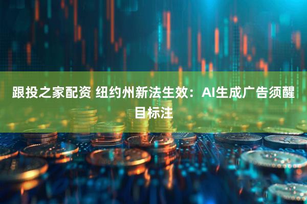 跟投之家配资 纽约州新法生效：AI生成广告须醒目标注
